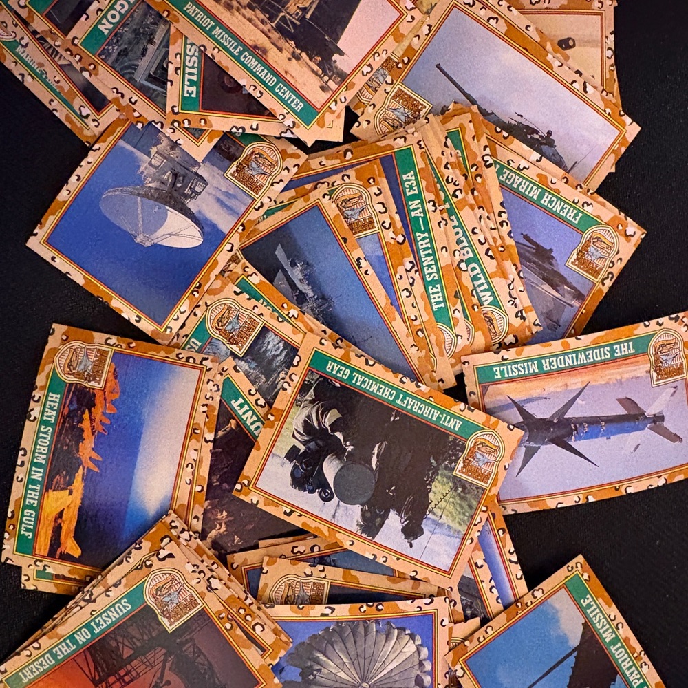 Vintage Desert Storm card bundles - 4 available